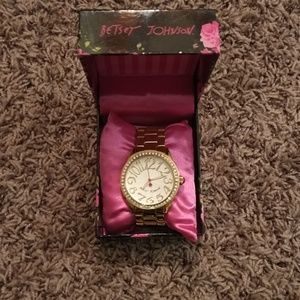 Betsey Johnson Gold Watch